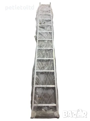 Стълба единична - 10 стъпла - 2,80 метра - алуминиева, снимка 2 - Други инструменти - 48176326