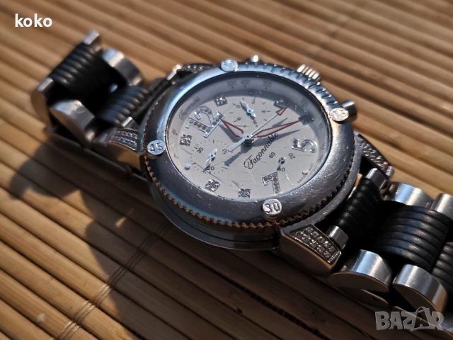 Часовник с диаманти Faconnable