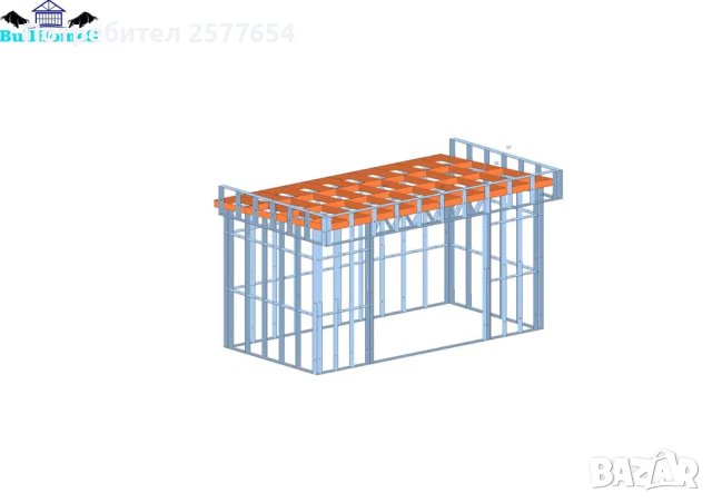 ЛИЗИНГ - Халета, Хале, Магазини, Магазин, Складове 18м2 - 6м х 3м х 3м, снимка 2 - Строителни материали - 44161447