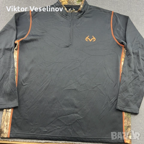 Realtree Buckhorn River Softshell Мъжка Горница XL Лов Черна