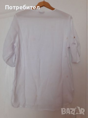 Снежнобяла туника на маргаритки, снимка 2 - Туники - 37737094