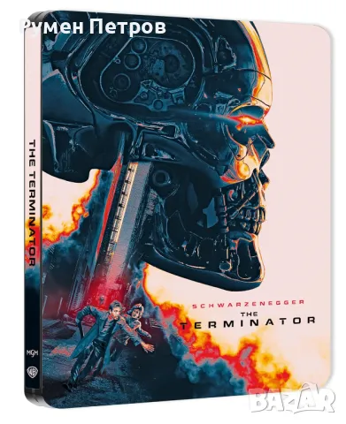 нов 4K + Blu Ray Steelbook - ТЕРМИНАТОР - TERMINATOR - без БГ субтитри, снимка 2 - Blu-Ray филми - 48345573