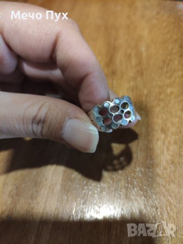 Сребърен пръстен (42), снимка 2 - Пръстени - 38141280