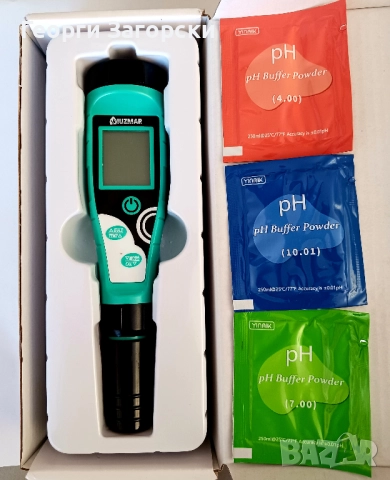 Уред за измерване качеството на водата - соленост, хлор и pH, снимка 5 - Други - 51798840