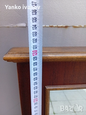 Огледало с дървена рамка, снимка 3 - Огледала - 54302537