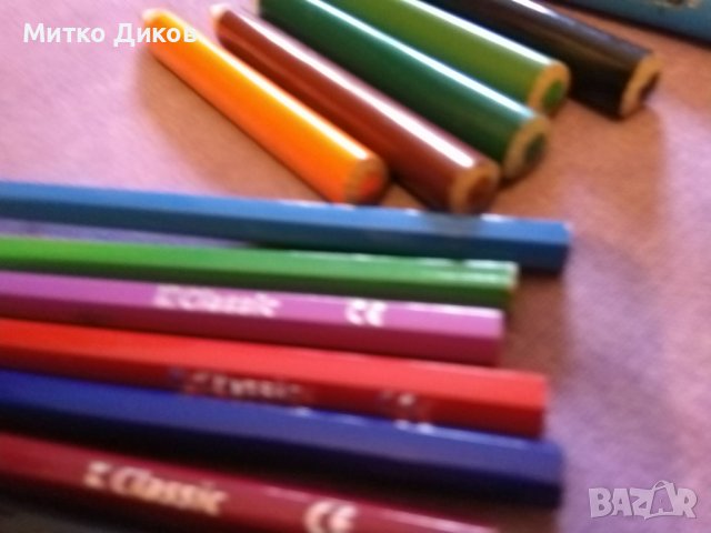 Цветни моливи маркови 22 броя Класик-Меморис-Каляка Маляка, снимка 4 - Ученически пособия, канцеларски материали - 44404071