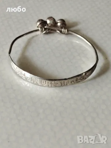 Стара СРЕБЪРНА КИТАЙСКА ГРИВНА ПРОБА СРЕБРО 0,990, снимка 10 - Други ценни предмети - 50254052