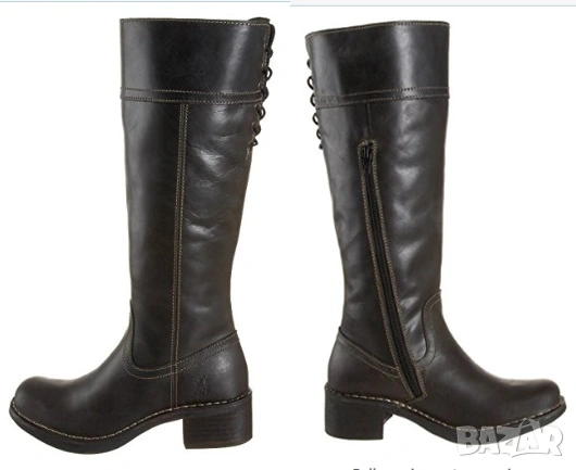 Fly London оригинални ботуши естествена кожа Uk5/38, снимка 2 - Дамски ботуши - 53259283