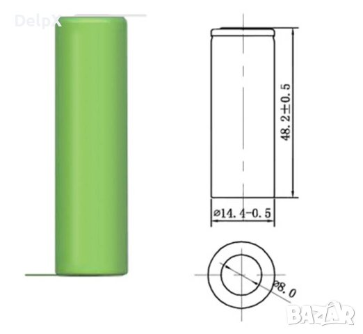 Акумулаторна батерия PROJECT, пластини, 1,2V, 2700mAh, AA, R06, Ni-MH