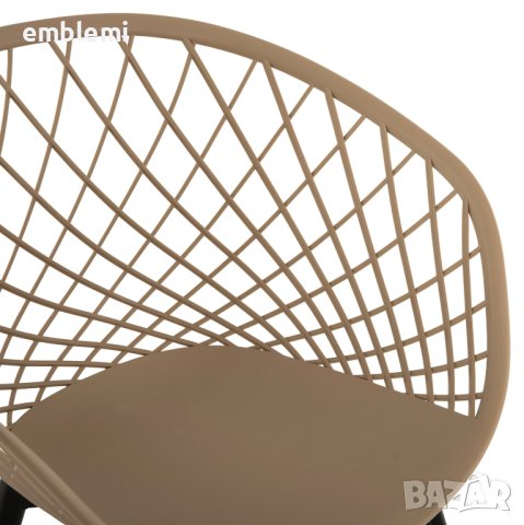 Стол трапезен ARMCHAIR ARIADNE HM8001 бежав, снимка 5 - Столове - 44275630