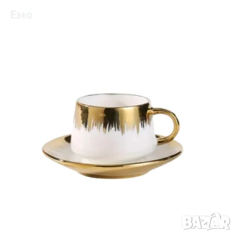 Сервиз 12 части за еспресо от порцелан, снимка 7 - Сервизи - 48326974