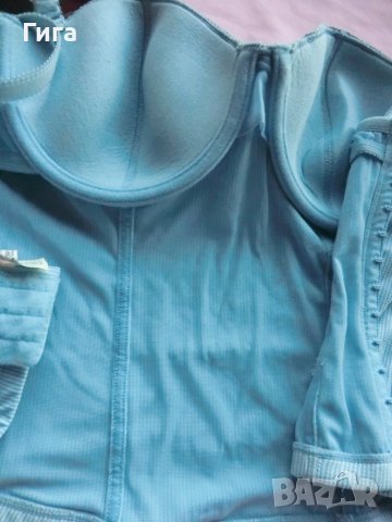 светлосин корсет 75С на Lindex рае, снимка 5 - Корсети, бюстиета, топове - 38528540