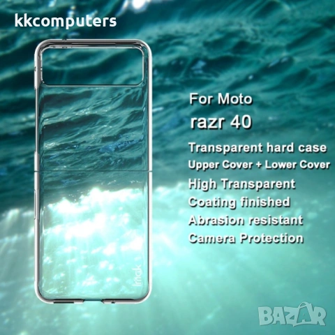 Motorola Moto razr 40 IMAK Силиконов Калъф и Протектор, снимка 2 - Калъфи, кейсове - 53161989