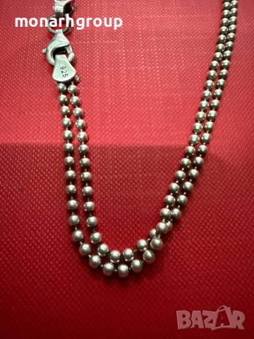 Сребърен ланец /925/, снимка 3 - Колиета, медальони, синджири - 53079657