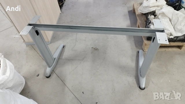 Комплект 2 крака и метална греда за бюро или офис маса, снимка 10 - Работни маси и бюра - 53216855