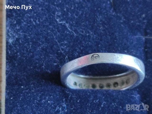 Сребърен пръстен (106), снимка 4 - Пръстени - 39892804