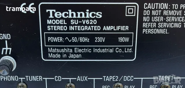НАЙ ДОБРАТА ОФЕРТА Усилвател Technics SU-V620 , снимка 4 - Ресийвъри, усилватели, смесителни пултове - 56151202
