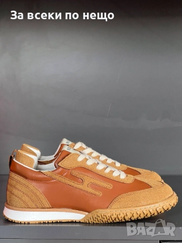 Hermes Дамски Кафеви Маратонки👟Дамски Спортни Обувки В Кафяв Цвят Хермес Код E1059, снимка 3 - Маратонки - 52206860