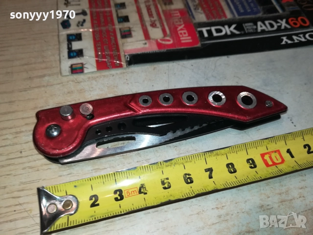 АВТОМАТИЧНА НОЖКА-ЧЕРВЕНА 0509251312, снимка 6 - Ножове - 51615047