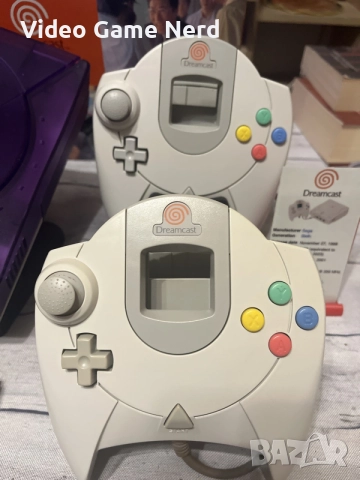 SEGADreamcast JP + 2 джойстика + кутия + vibration pack + 2 memory cards | Нов корпус | Само РАЗМЯНА, снимка 3 - Други игри и конзоли - 56061020