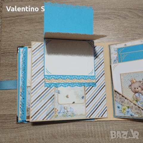 Бебешко  албумче за снимки, снимка 8 - Ръчно изработени сувенири - 39398017