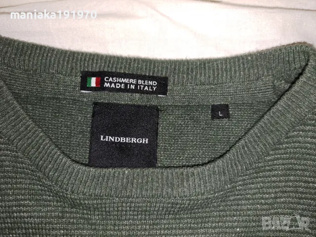 LINDBERGH (L) мъжки пуловер от кашмир и мерино вълна., снимка 8 - Пуловери - 49108274