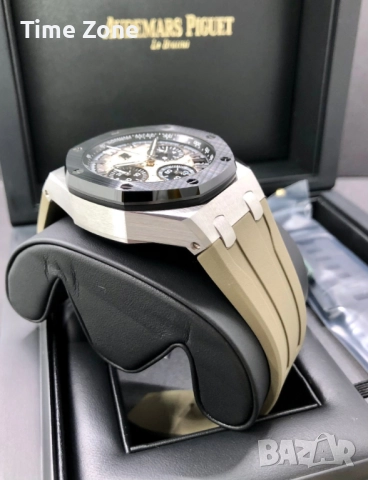 Audemars Piguet Royal Oak Offshore Chronograph 43mm Khaki & Ceramic Bezel, снимка 7 - Мъжки - 52999054