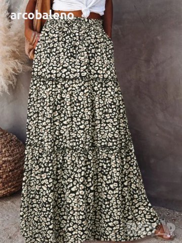 Дамска пола в бохемски стил, 8цвята  , снимка 12 - Поли - 40377548