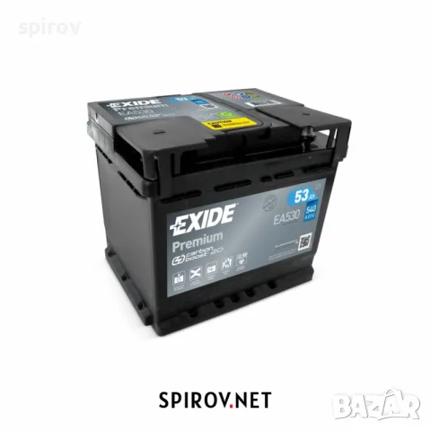 Акумулатор Exide Premium 12V 53Ah 540A EA530