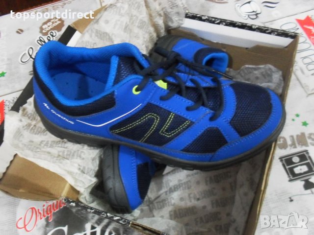 Туристически ДАМСКИ ОБУВКИ ЗА ПРЕХОДИ QUECHUA-СИНИ внос Франция., снимка 2 - Дамски ежедневни обувки - 27698724