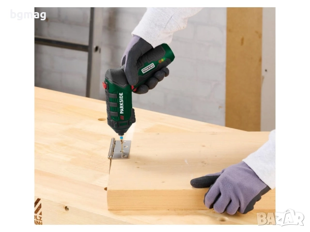 PARKSIDE 4V акумулаторен винтоверт PSSA 4 B2, с LED фенер в дръжката, снимка 5 - Винтоверти - 52136934