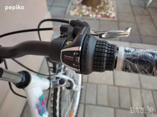 Продавам колела внос от Германия алуминиев юношески велосипед ALISSA CROSS 24 цола преден амортисьор, снимка 7 - Велосипеди - 35426221