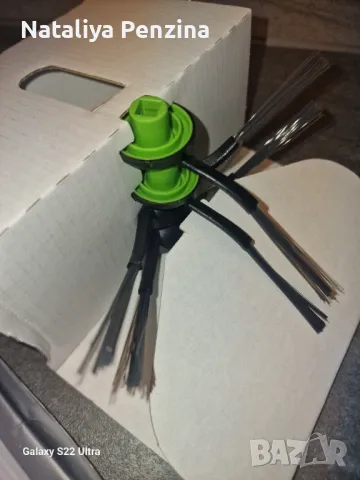 Комплект филтър и четка, съвместим с роботизирана прахосмукачка Ecovacs Deebot T9 AIVI, D-KT00-2103, снимка 3 - Други - 48622216