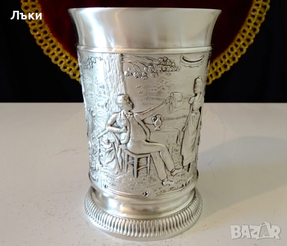 Чаша от калай 200 мл.,серия Lindenwirtin,любовна песен. 