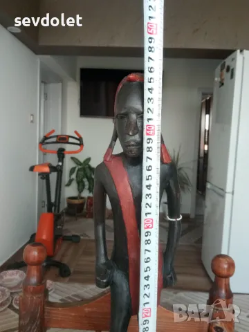 Прекрасна с  изработката си -Статуетка-Жена-Африка., снимка 6 - Статуетки - 50089524