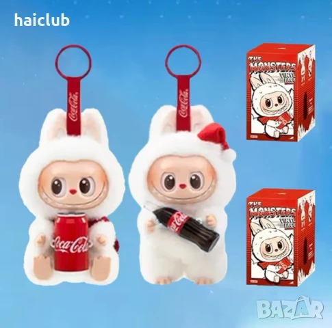 Labubu Coca Cola плюшена играчка/Лабубу Кока Кола, снимка 5 - Плюшени играчки - 50721248