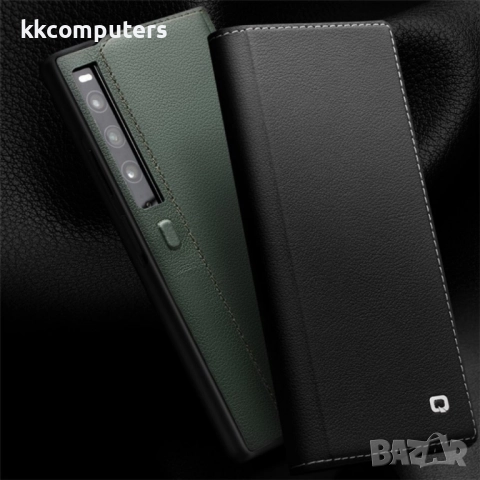 Huawei Mate Xs 2 QIALINO Magnetic Wallet Кожен Калъф и Протектор, снимка 7 - Калъфи, кейсове - 52838970
