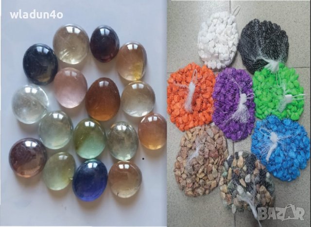 Цветни декоративни камъчета -6лв