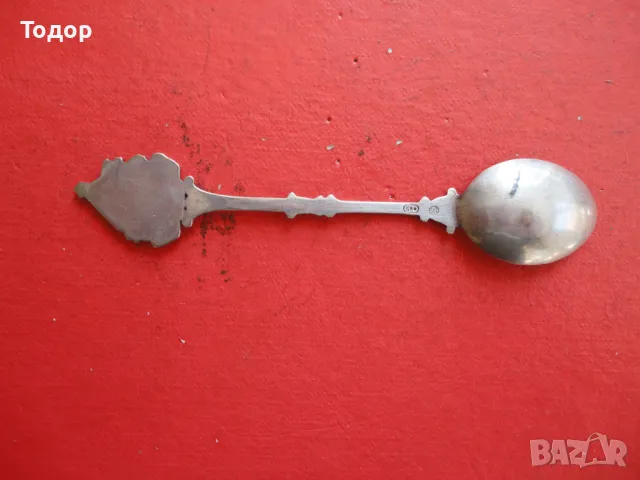 Страхотна старинна лъжичка J Henry, снимка 3 - Антикварни и старинни предмети - 48431319