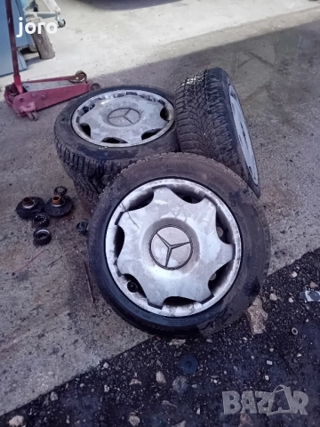 зимни гуми с джанти за 205/55/16 за мерцедес 