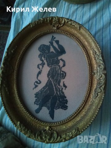 Картина гоблен стар 24549, снимка 4 - Декорация за дома - 33911962