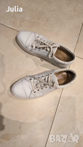 Бели кожени маратонки Vagabond, р. 41