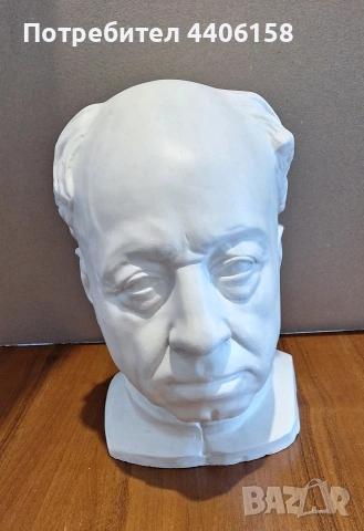 гипсова глава, снимка 4 - Статуетки - 54331860