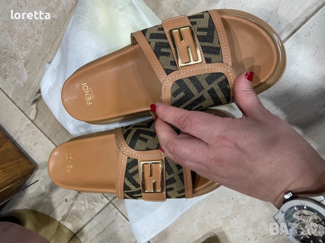 Чехли Fendi , снимка 3 - Чехли - 54259665