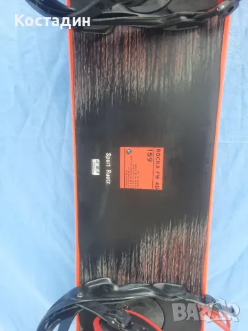сноуборд  HEAD ROCKA FW 4D   +автомати 159см. , снимка 4 - Зимни спортове - 56484031