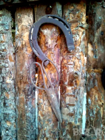 Стара ножица над 100г. свредели винтидж