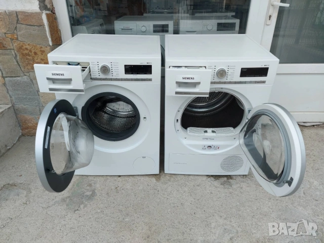 Комплект Пералня Siemens IQ700 + Сушилня Siemens IQ700 А+++ 8кг, снимка 2 - Перални - 53915959