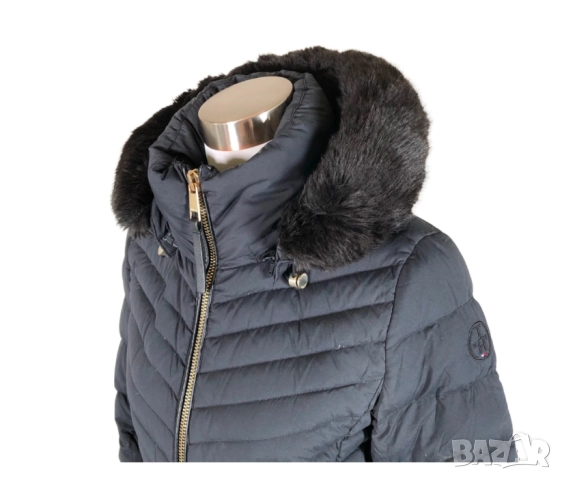 Пухено  дълго яке Tommy Hilfiger   размер М , снимка 2 - Якета - 52133899