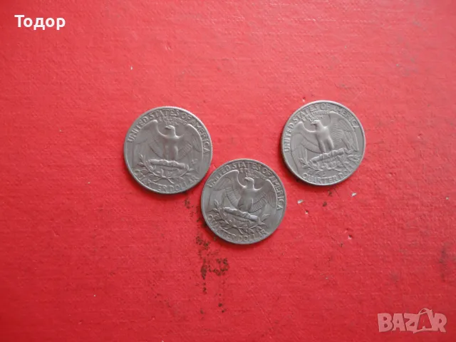 Четвърт долар САЩ Лот американски монети 7, снимка 5 - Нумизматика и бонистика - 48431815