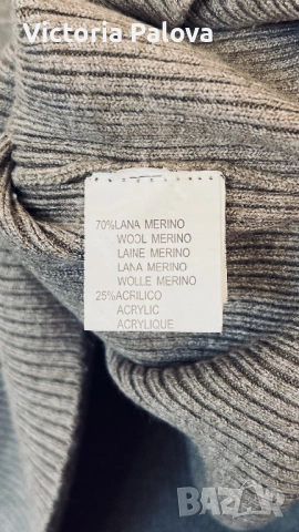 Много красива блуза ROMA ITALIA 70% lana merino, снимка 12 - Блузи с дълъг ръкав и пуловери - 51737583